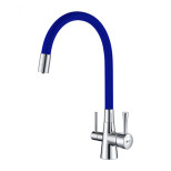 Смеситель для кухонной мойки Lemark Comfort LM3075C-Blue
