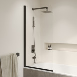 Шторка на ванну RGW Screens SC-109B 411110908-14 1500х800 мм чёрный прозрачная