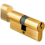 Цилиндровый механизм Schloss 84004 ключ/завертка 60 мм 30+30 золото