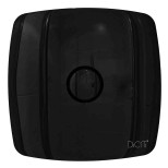 Вентилятор вытяжной Diciti Rio 4C осевой с обратным клапаном obsidian