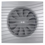 Вентилятор вытяжной Diciti Silent 4C осевой с обратным клапаном gray metal