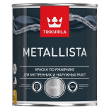 Краска по ржавчине Tikkurila Metallista глянцевая серебряная 0,8 л