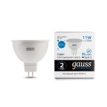 Лампа светодиодная Gauss 13531 Elementary MR16 11W GU5,3 6500K 