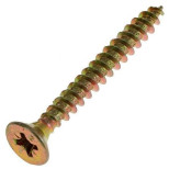 Шуруп универсальный желтопассированный 6х80 мм