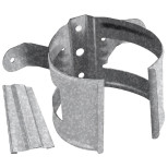 Хомут трубы Grand Line Optima D150/100 мм на дерево Zn