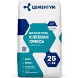 Изображение товара Цементум штукатурно-клеевая смесь 25 кг для фасадных систем теплоизоляции