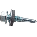 Изображение товара Саморез кровельный Креп-Комп скд5565к с увеличенным сверлом и шайбой EPDM 5,5х65 мм 1500 штук