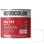 Эмаль Novocolor НЦ-132 глянцевая белая 1,7 кг