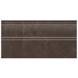 Плинтус керамический Kerama Marazzi FMA017R Версаль коричневый глянцевый обрезной 300х150 мм