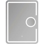 Изображение товара Зеркало Haiba HB661 с Led подсветкой серебристое 600x800 мм