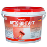 Грунт адгезионный Pufas Decoself Бетоконтакт морозостойкий 2,9 кг/1,8 л