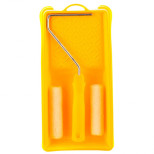 Малярный набор для работ с лаками Сибртех 80458 кювета 150х290 мм и мини-валик 110 мм