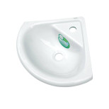 Умывальник угловой подвесной Радиан 48 белый Santeri 1.3130.9.S00.10B.0