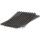 Сетка дорожная сварная Метсет 120х120х3,5 мм 2х3 м черная в картах