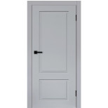 Дверь межкомнатная Komfort Doors Нео-8 эмаль светло-серая глухая 1900х600 мм в комплекте коробка 2,5 шт. и наличник 5 шт.