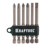Набор бит Kraftool 26061-H6 хвостовик E 1/4 дюйма 6 предметов