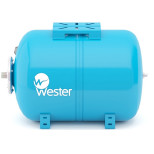 Гидроаккумулятор Wester Wao 0-14-0950 10 бар 1 дюйм наружная резьба горизонтальный 24 л
