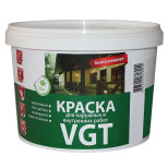 Краска для наружных и внутренних работ VGT ВД-АК-1180 белоснежная 45 кг