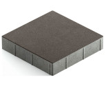 Тротуарная плитка Steingot Color Mix из серого цемента с частичным прокрасом квадрат темно-серая 300х300х60 мм