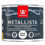 Краска по ржавчине Tikkurila Metallista белая база A 0,4 л