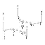 Каркас для ванн Riho Colorado 180 см
