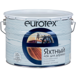 Лак яхтный алкидно-полиуретановый Eurotex глянцевый 10 л