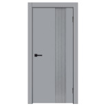 Дверь межкомнатная Komfort Doors Мальта L-14 глухая эмаль светло-серая 1900х550 мм в комплекте коробка 2,5 шт и наличник 5 шт