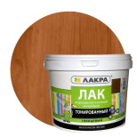 Лак акриловый тонированный Лакра с УФ-фильтром орех 2,5 кг