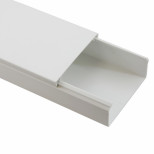 Кабель-канал Промрукав 540251 40х25 мм двойной замок белый 