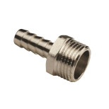 Переходник латунь неразъемный для шланга Дн 20х1/2" НР AQUALINK 02698