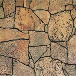 Панель листовая МДФ Quick Wall Stone 02 Камень Охра 2200х930 мм 