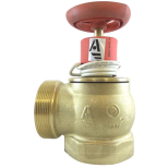 Клапан пожарный Апогей 110010 КПЛМ 50-1 угловой с датчиком положения ДППК 20.5 муфта-цапка Ду 50 1,6 МПа 90 градусов