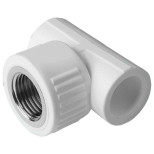 Тройник комбинированный Aqualink 03561 PP-R 20 мм с внутренней резьбой 3/4 дюйма