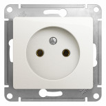 Механизм розетки Schneider Electric Glossa GSL000641 одноместный без заземления перламутр