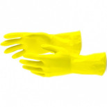 Перчатки хозяйственные Dexx 11201-M латексные желтые Размер М