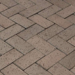 Брусчатка клинкерная Lode Wega 40.205210L коричневая шероховатая 200х100х52 мм 