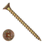 Саморез универсальный Pozy желтый цинк 2,5х10 мм 70000 шт