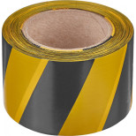 Сигнальная лента Зубр Мастер цвет черно-желтый 75 мм х 200 м 12242-75-200