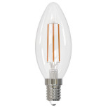 Лампа светодиодная Uniel Sky LED-C35-9W/4000K/E14/CL PLS02WH 4000K