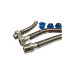 Подводка гибкая для газа нерж.сталь сильфон 1/2" г-г L=0,5 м Tuboflex