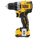 Дрель-шуруповерт аккумуляторная Dewalt DCD701D2-QW бесщеточная 