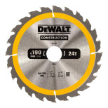 Диск пильный DeWalt Construct DT1944 190х30 мм 24 зуба