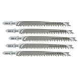 Пилка для лобзика Dewalt DT2057-QZ HCS по дереву 5 шт