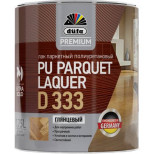 Лак паркетный Dufa Premium PU Parquet Laquer D333 глянцевый 0,75 л
