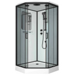 Кабина душевая Niagara Premium NG-6902-01DBLACK 1000х1000х2200 мм