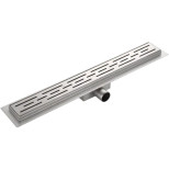 Изображение товара Душевой лоток Haiba HB91700 сатин с горизонтальным выпуском из нержавеющей стали