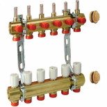 Группа коллекторная Giacomini R553K R553KY069 на 9 выходов под евроконус с расходомерами