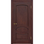Дверь межкомнатная Komfort Doors Жемчужина-2 глухая анегри шоколад 1900х550 мм в комплекте коробка 2,5 шт и наличник 5 шт