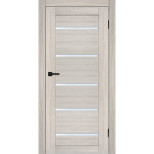 Дверь межкомнатная Komfort Doors Йота со стеклом капучино 1900х550 мм в комплекте коробка 2,5 шт и наличник 5 шт