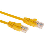 Патч-корд Rexant 02-0105-03 U/UTP CAT 5е RJ45-RJ45 26AWG желтый 0,3 м